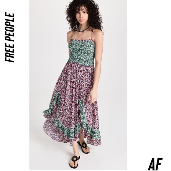 FREE PEOPLE ONE I LOVE MAXI DRESS NEW - Picture 4 of 10